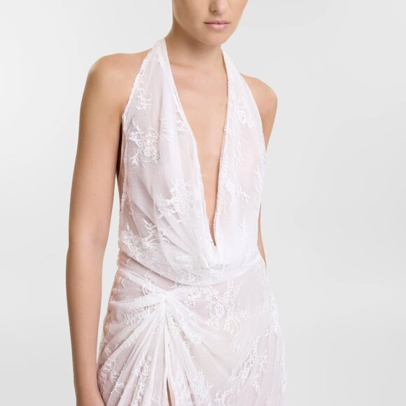 Kyha Oswald Lace Deep V Dress (sold as is) - Picture 8 of 13